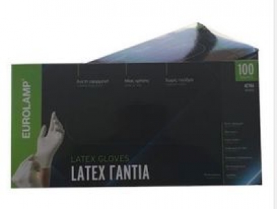 ΓΑΝΤΙΑ LATEX ΜΙΑΣ ΧΡΗΣΗΣ ΧΩΡΙΣ ΠΟΥΔΡΑ 100ΤΕΜ